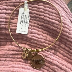 Alex and Ani Gold Young and Strong